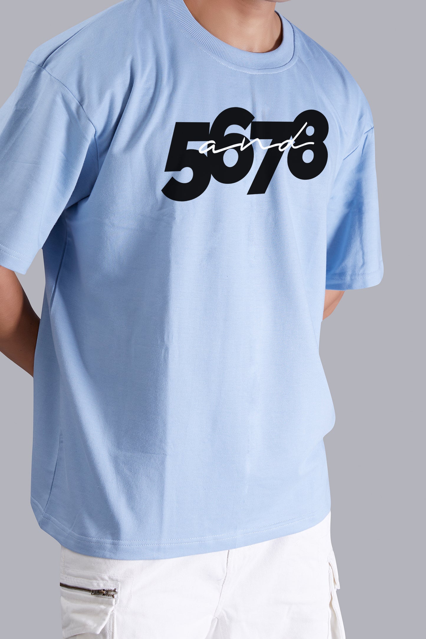 5678 Oversize Men (Light Blue)