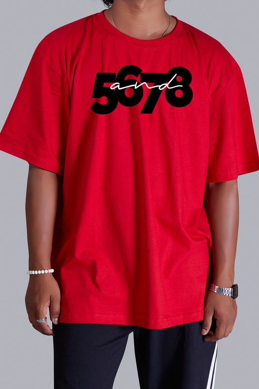 5678 Oversize Men (Red)