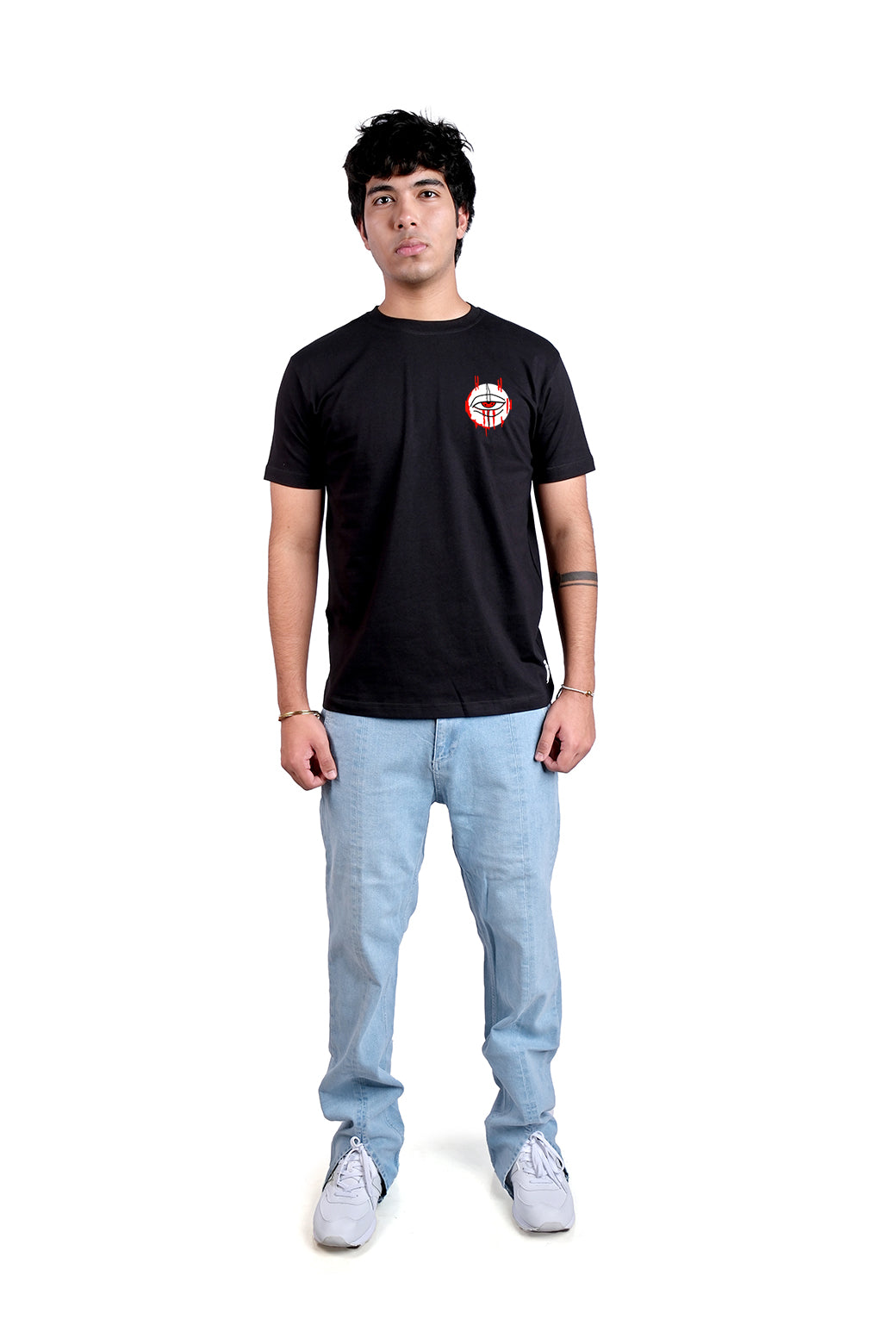 Sharingan Round Neck Men (Black)