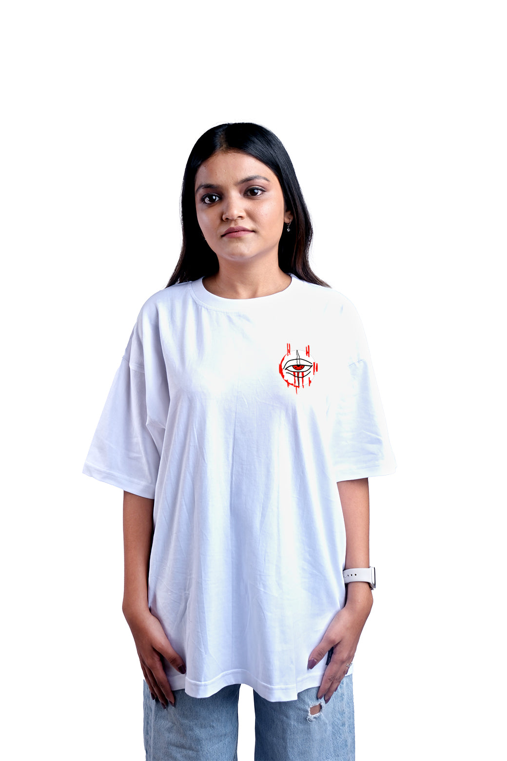 Sharingan Oversize Women (White)