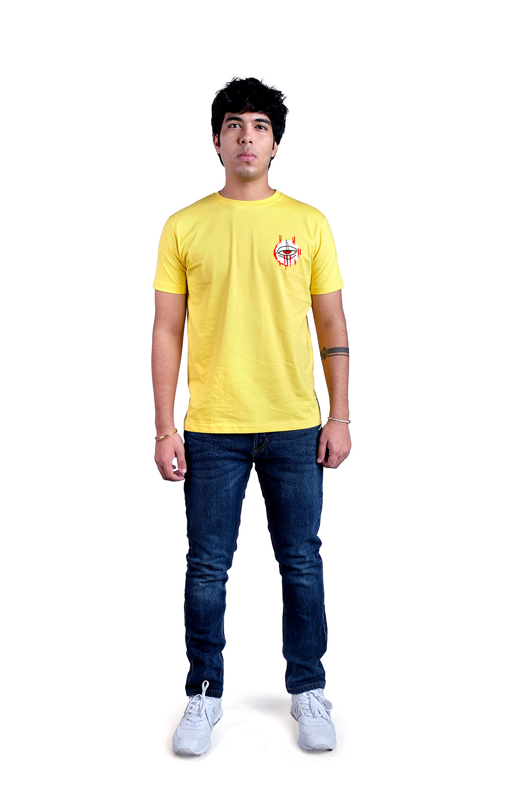 Sharingan Round Neck Men (Yellow)