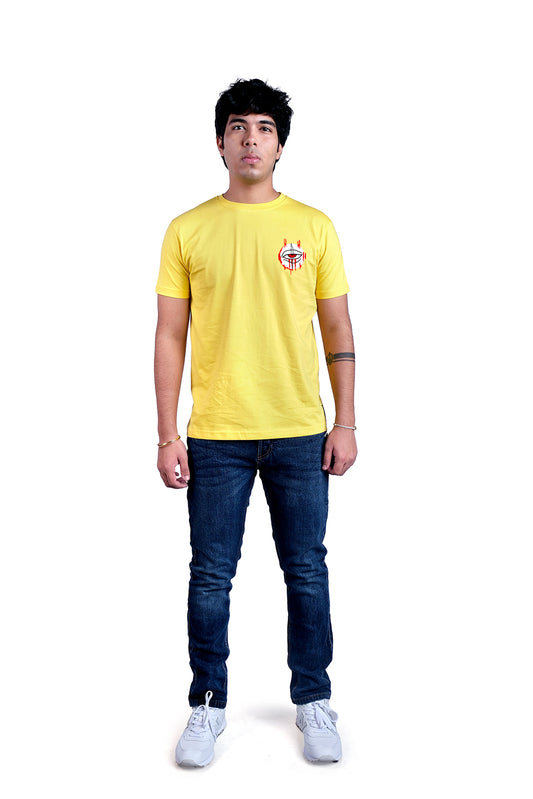 Sharingan Round Neck Men (Yellow)