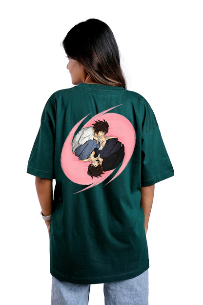 Yin Yang Oversize Women (Forest Green)