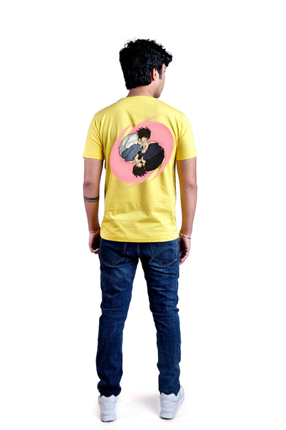 Yin Yang Round Neck Men (Yellow)