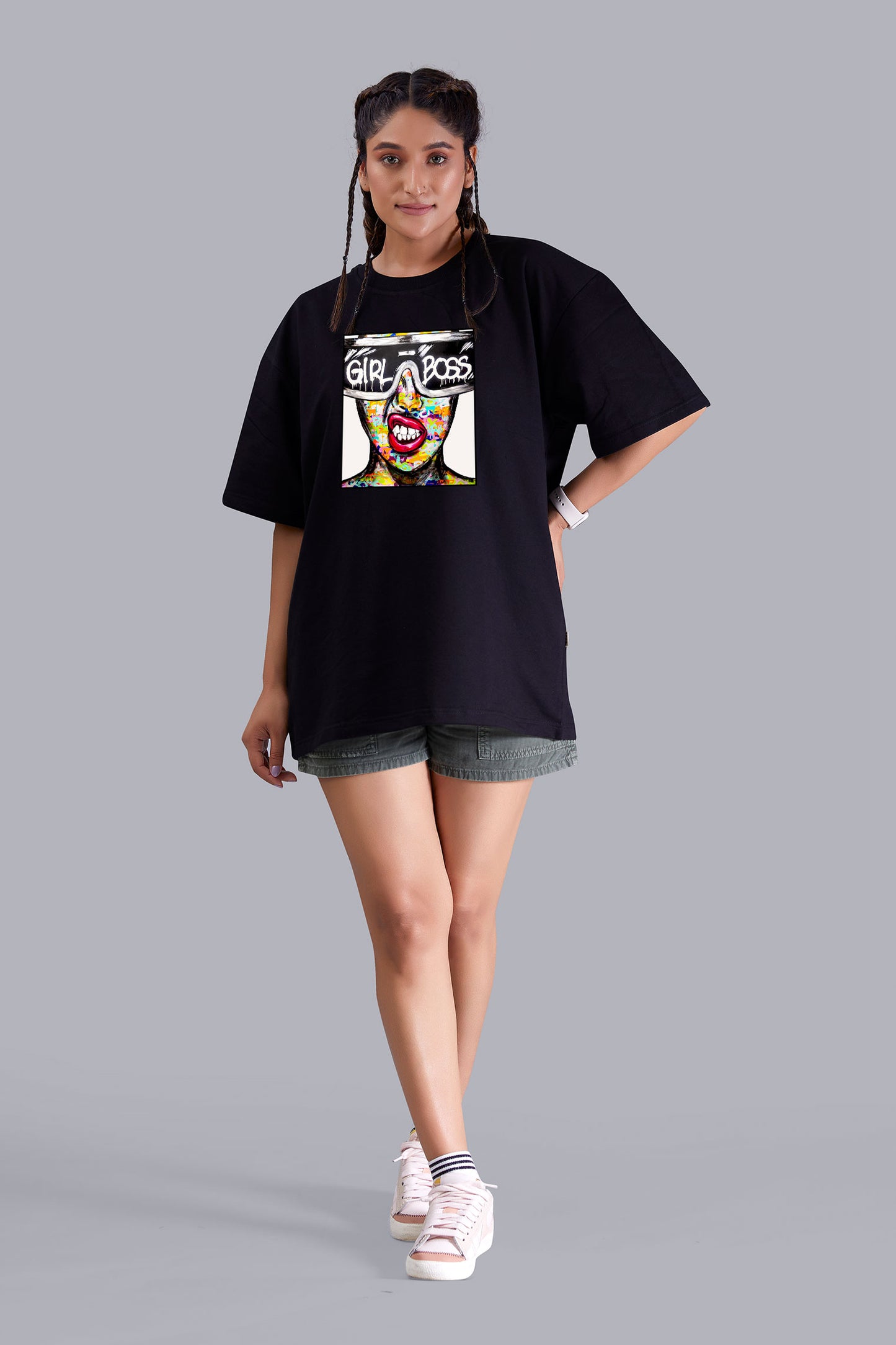 Girl Boss Oversize Women (Black)