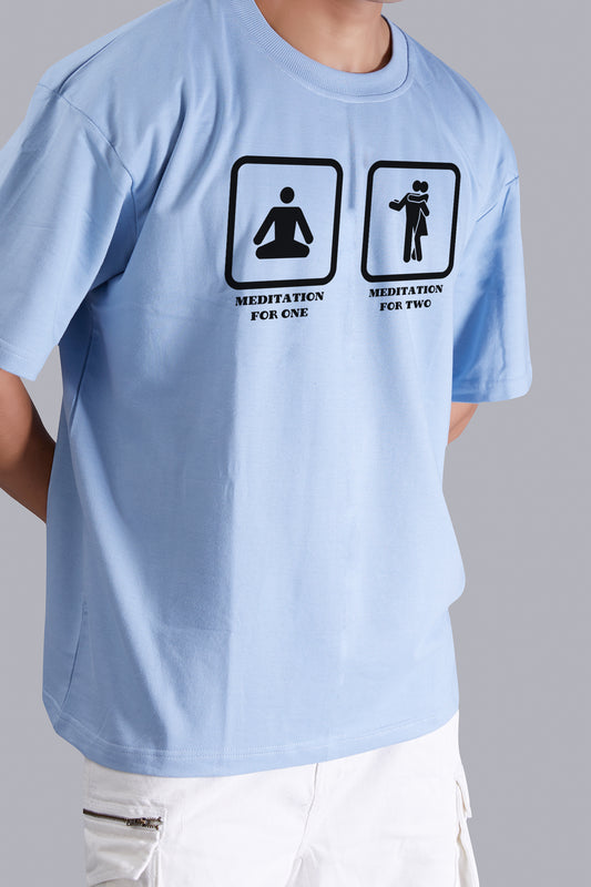 Dance Meditation Oversize Men (Sky Blue)