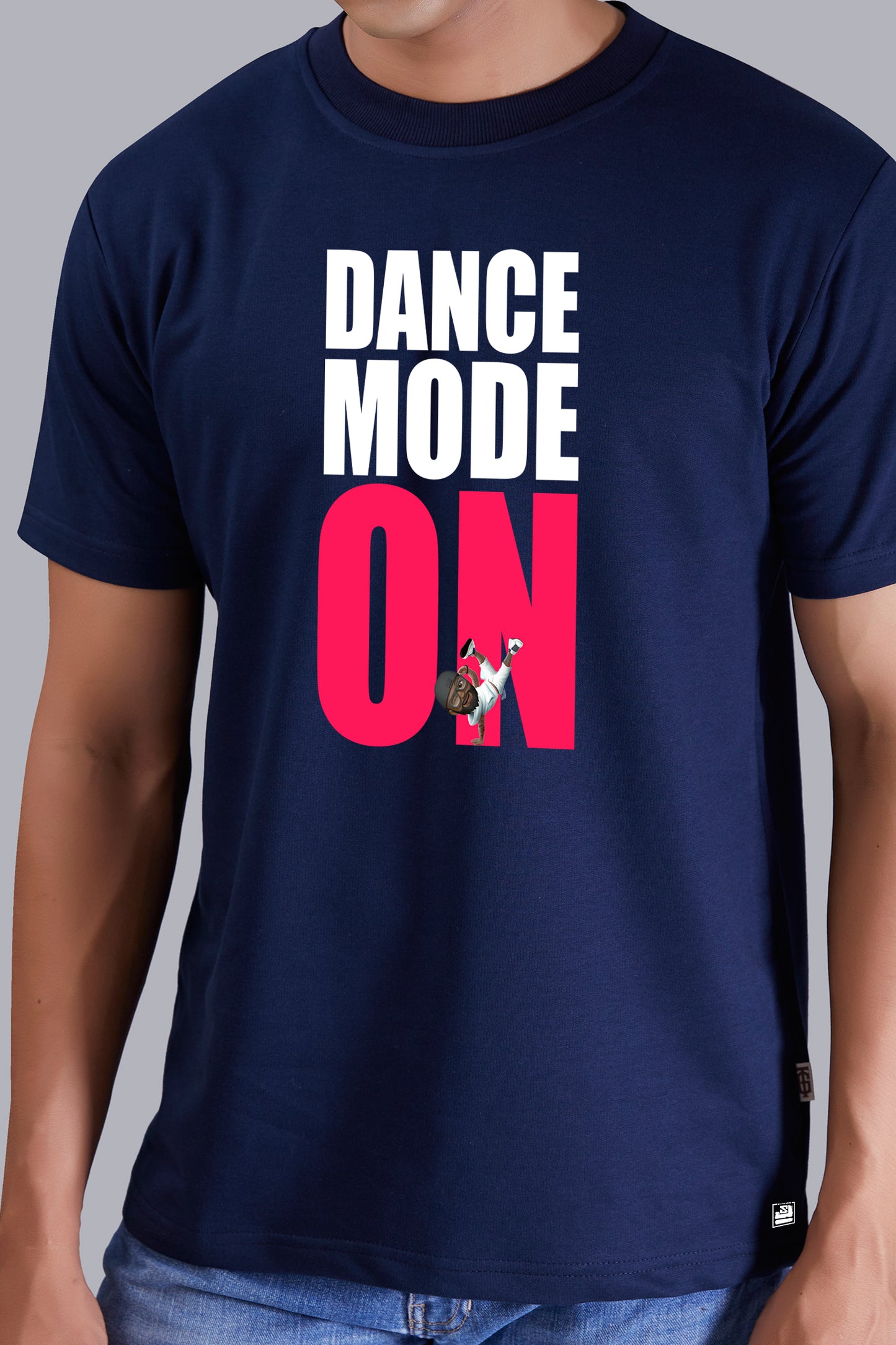 Dance Mode On Round Men (Navyblue)