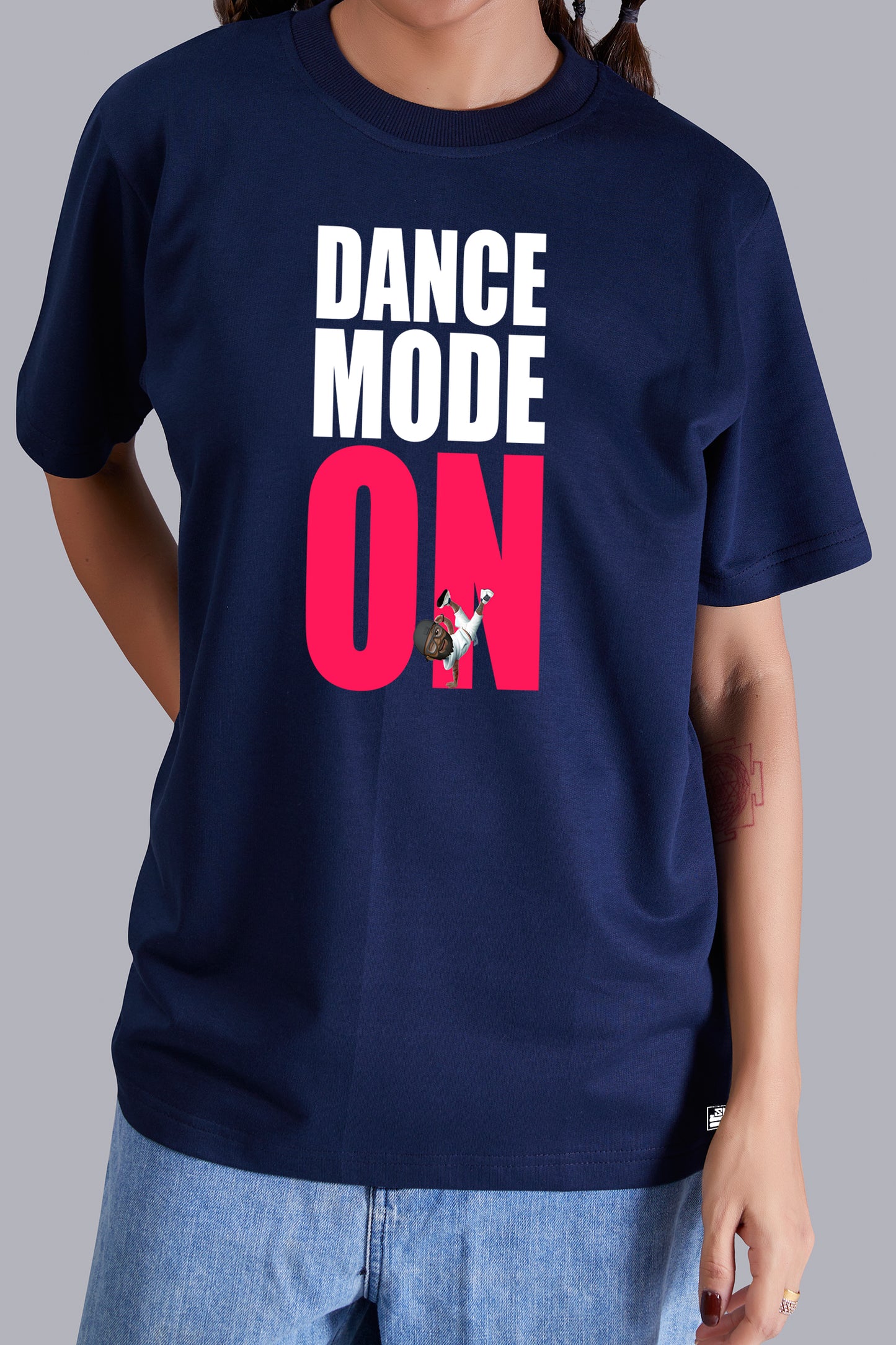 Dance Mode On Round Women (Navyblue)