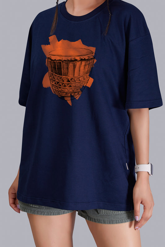 Drums Oversize Women (Navyblue)