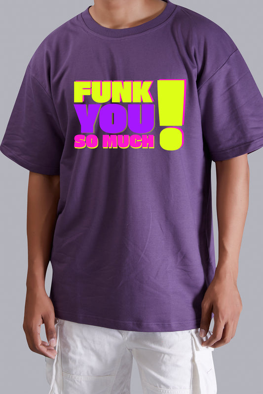 Funk You So Much Oversize Men (Purple)