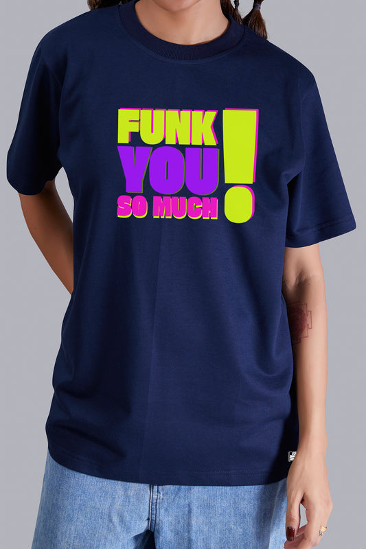 Funk You So Much Round Women (Navyblue)