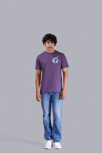 Grape Printed Round Tshirt For Men