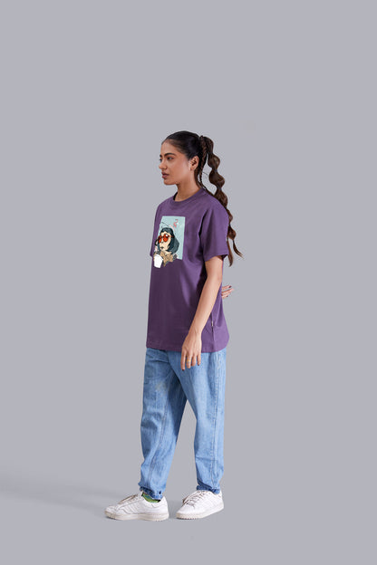 GenZ Round Neck Women (Grape)