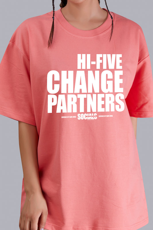 Hi5 Change Partner Oversize Women (Pink)