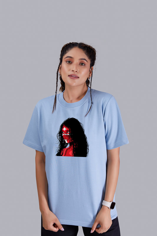 Tribal Life Round Women (Sky Blue)