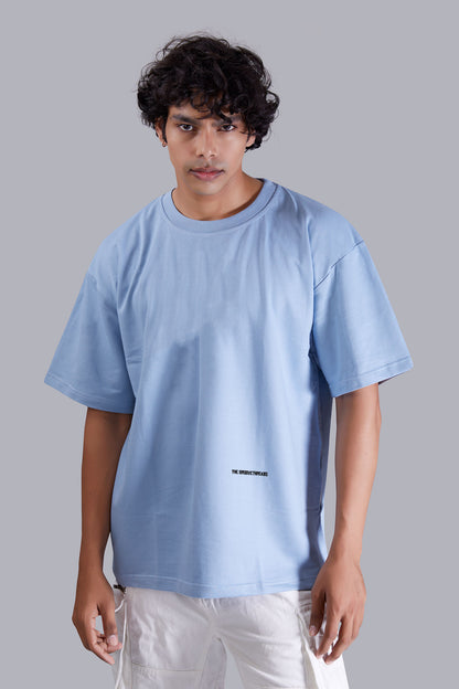 Creative Skybue Oversize T-shirt For Men