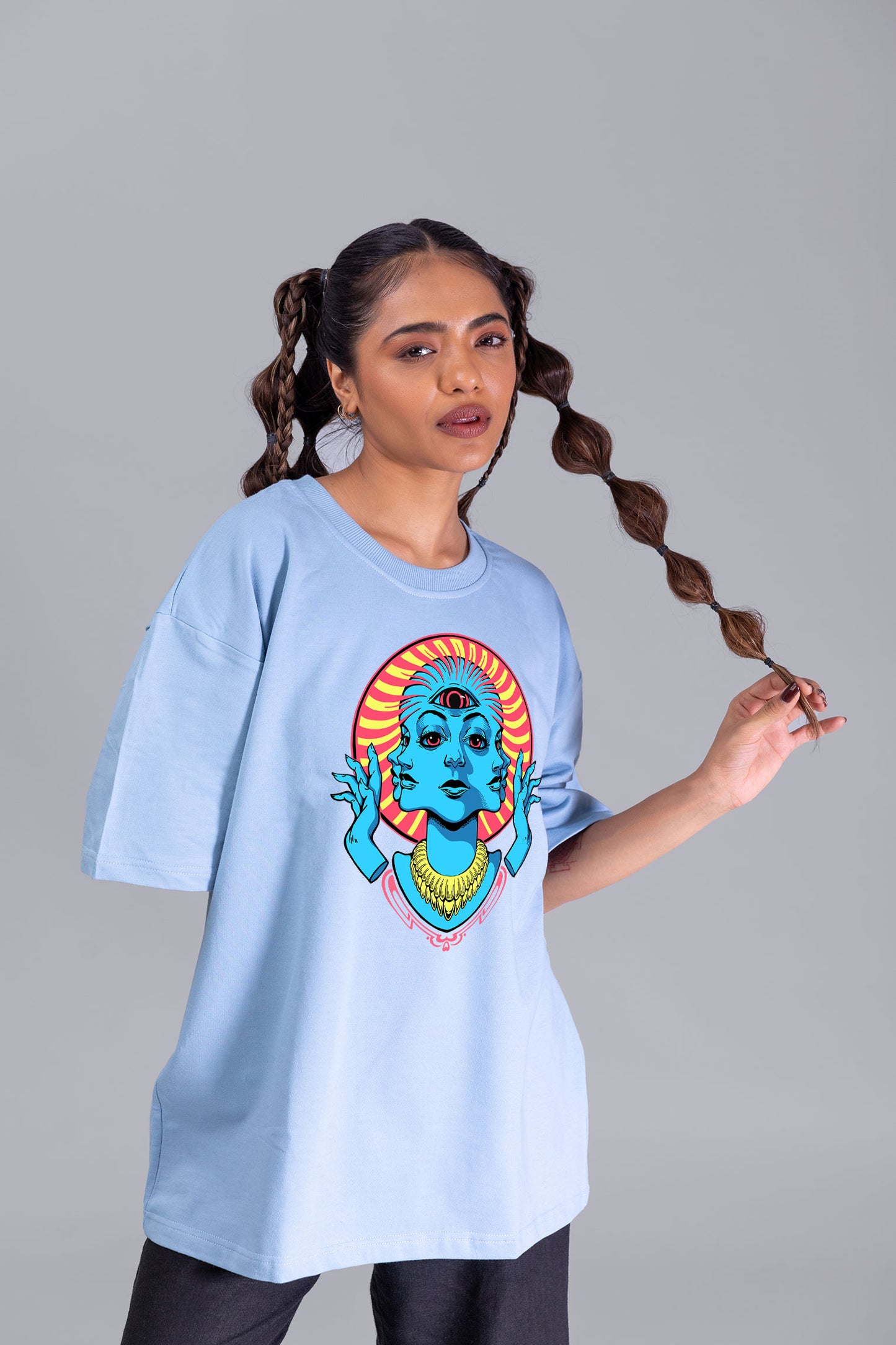 Visage Oversize Women (Sky Blue)