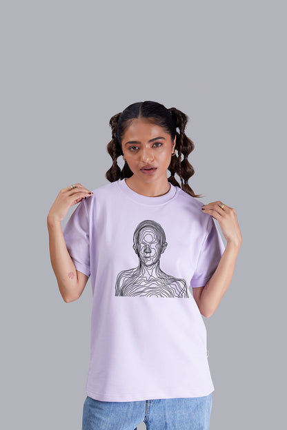 Wired Round Neck Women (Lavender)