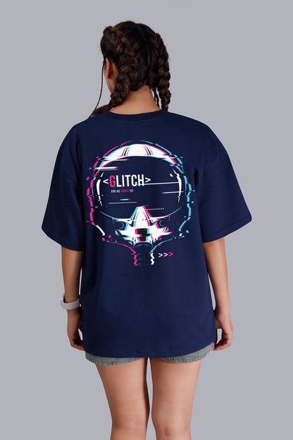 The Glitch Oversize Women (Navy Blue)