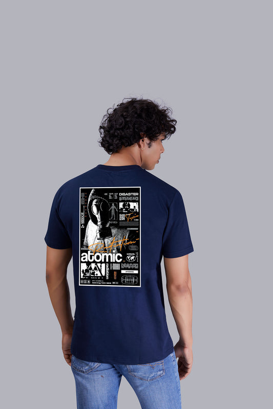 Grooveguitar Electric Navyblue Round T-Shirt