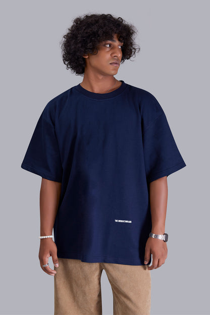 Navyblue Extra Savage Oversized Tshirt for Men