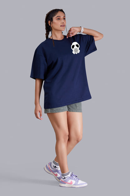 The Glitch Oversize Women (Navy Blue)