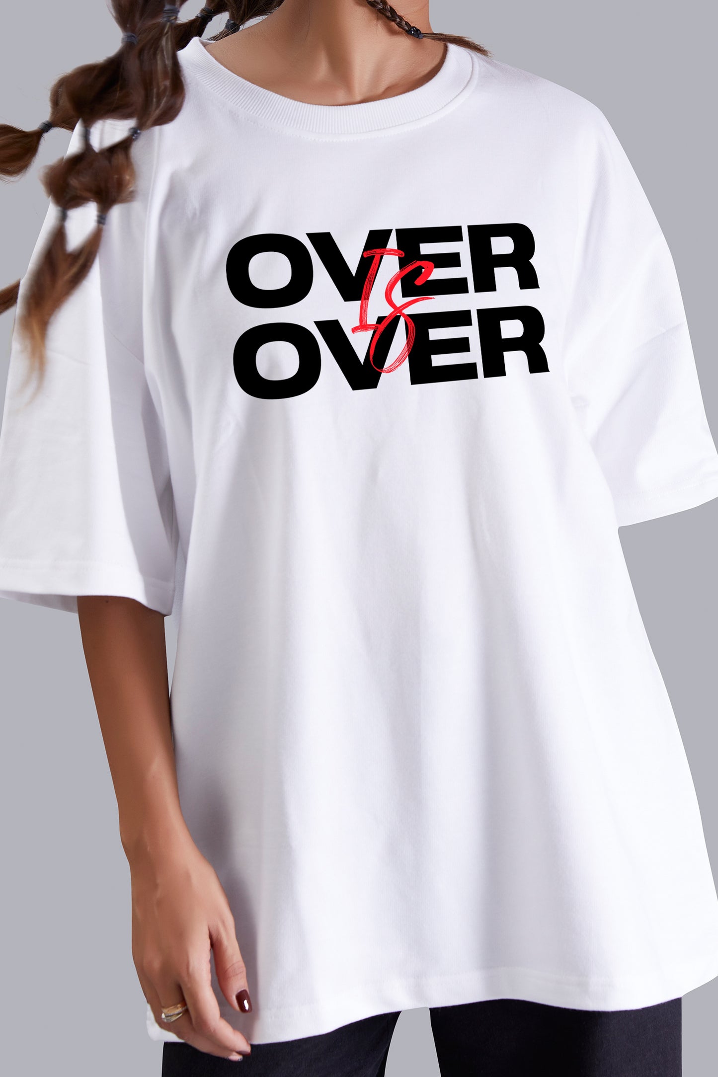 Over Is Over Oversize Women (White)