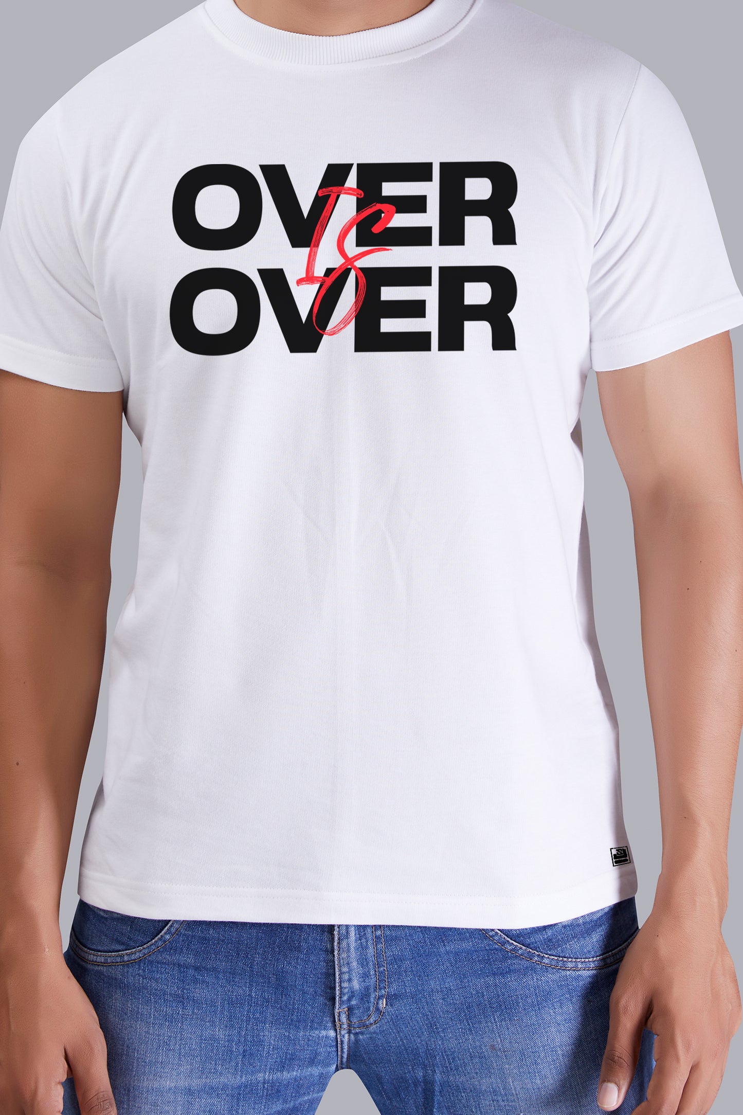 Over Is Over Round Men (White)