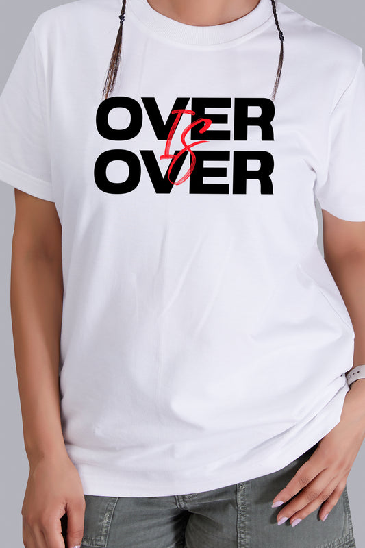 Over Is Over Round Women (White)