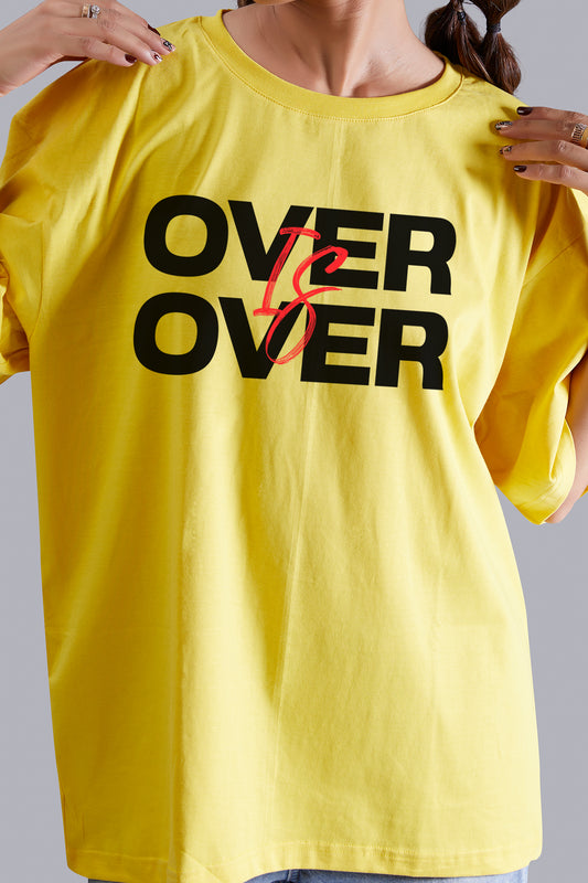 Over Is Over Oversize Women (Yellow)