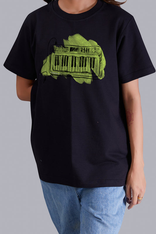 Piano Round Women (Black)