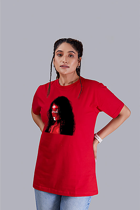 Tribal Life Round Women (Red)