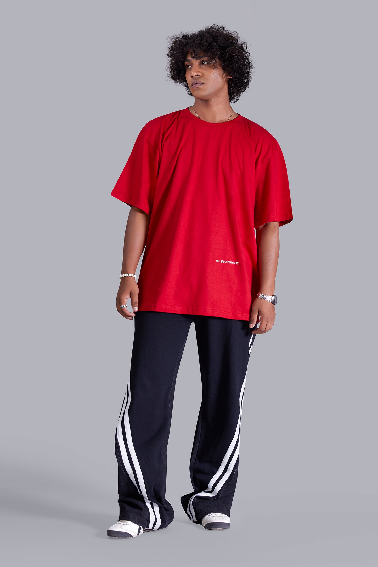 Creative Red Oversize T-shirt For Men