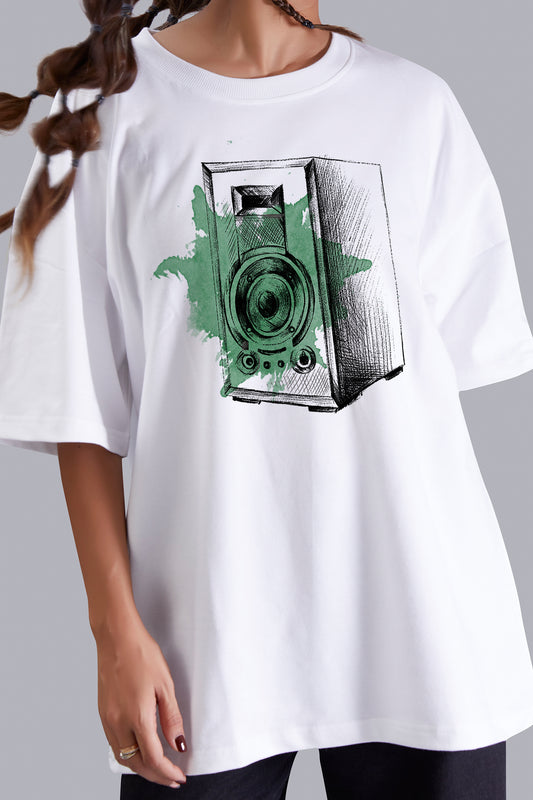 Speaker Oversize Women (White)