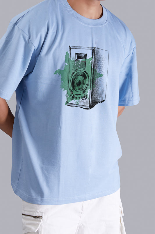 Speaker Oversize Men (Light blue)