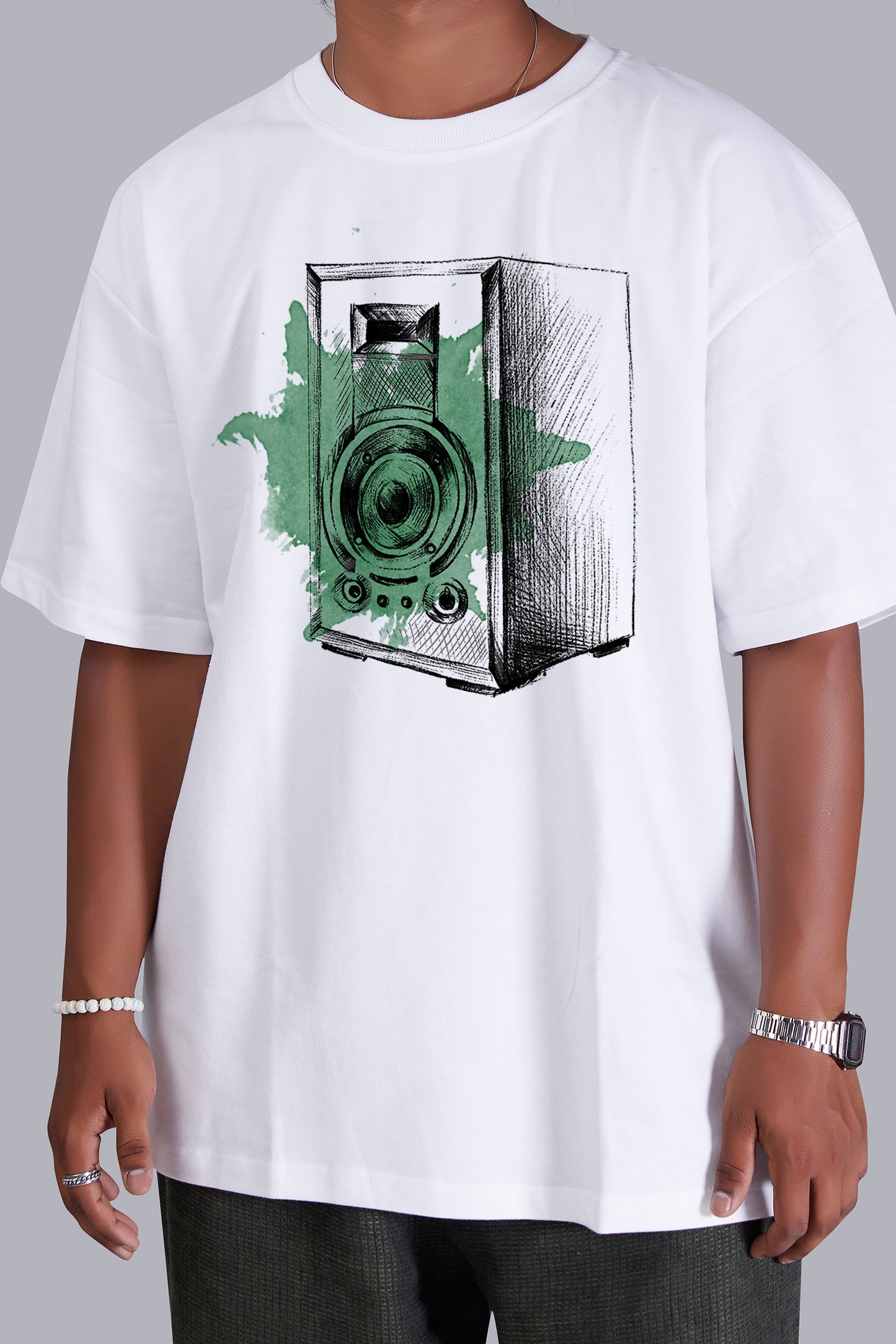 Speaker Oversize Men (White)