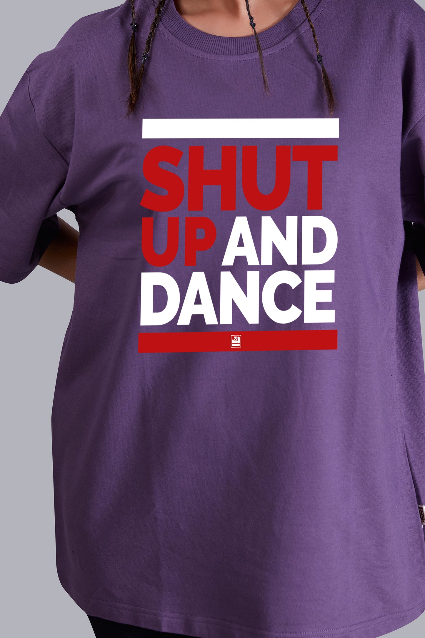 Shut Up And Dance Oversize Women (Purple)