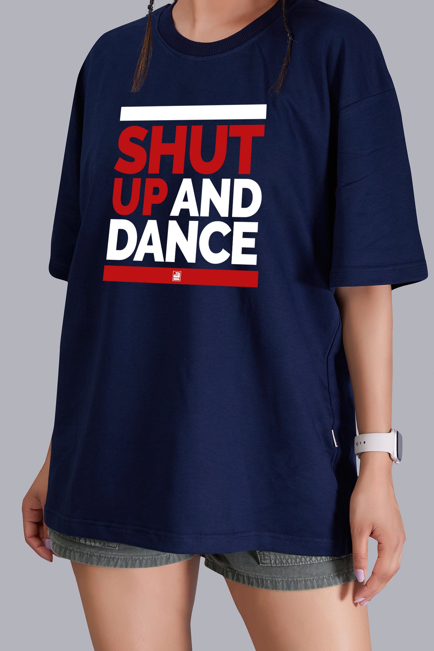 Shut Up And Dance Oversize Women (Navyblue)