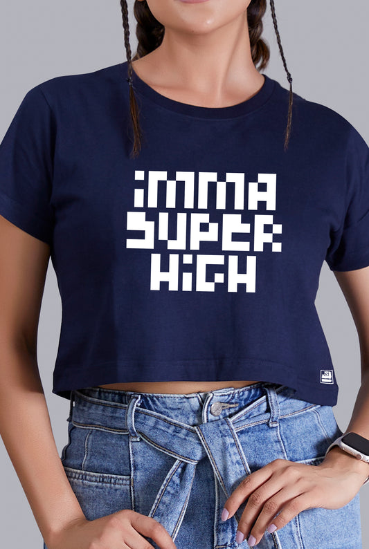 Imma Super High (Navy Blue)