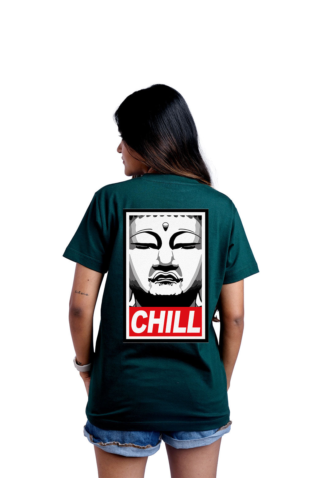 Zen Monk Round Neck Women (Forest Green)