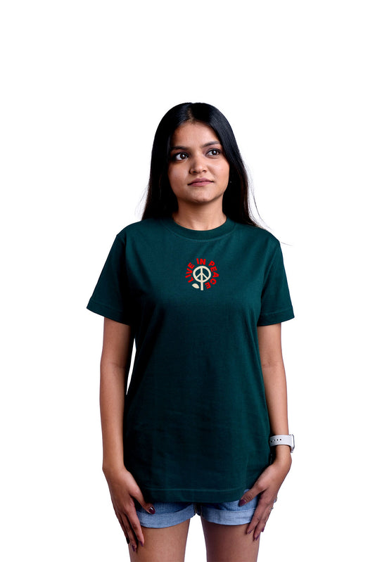 Zen Monk Round Neck Women (Forest Green)