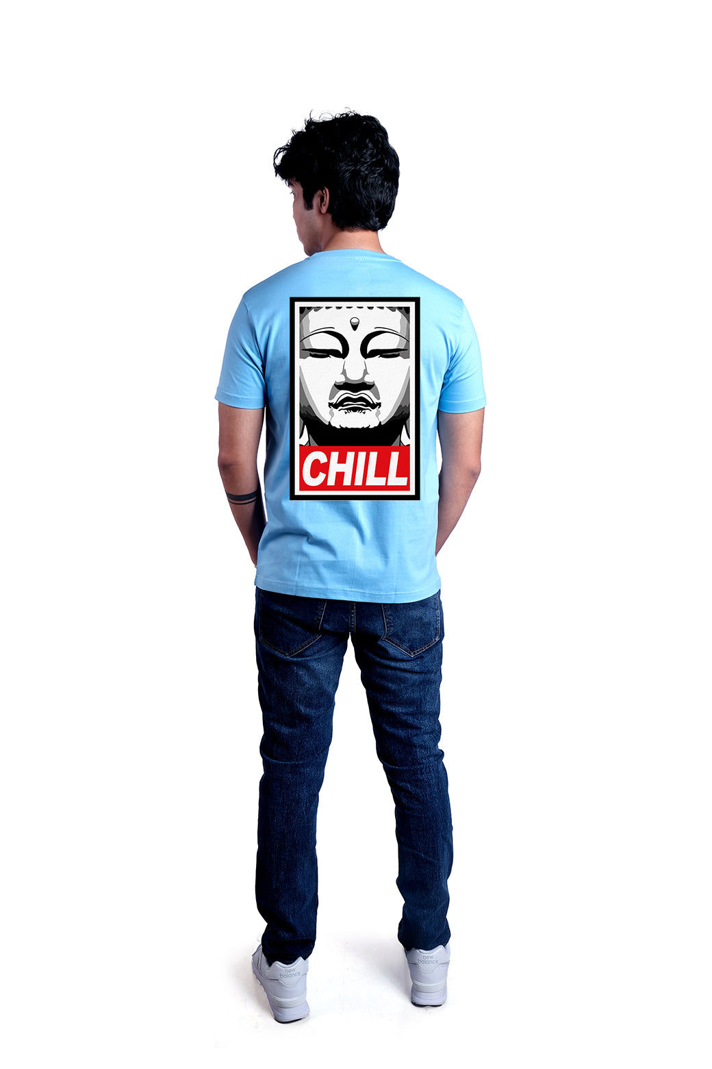 Chill Round Neck Men (Sky Blue)