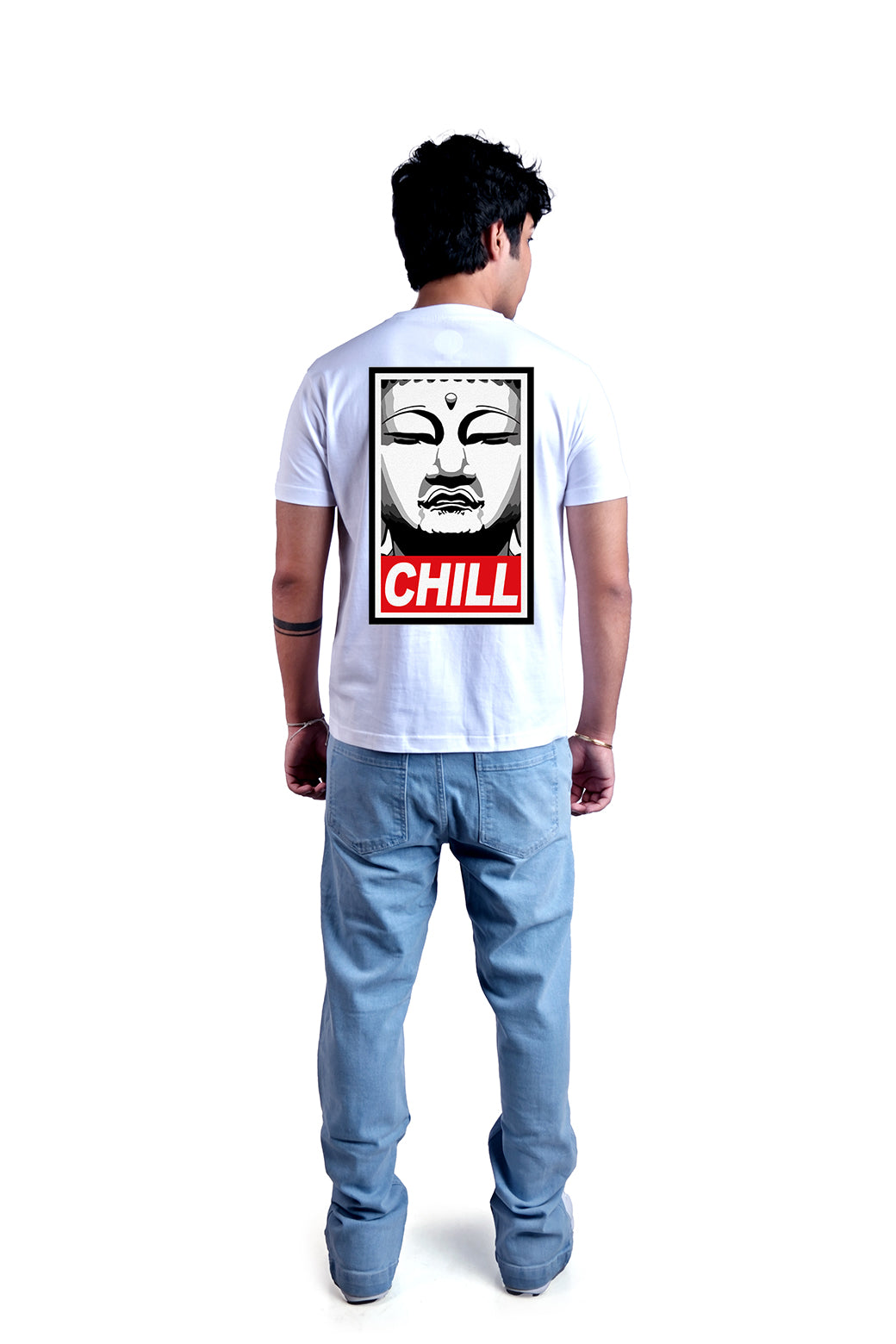 Chill Round Neck Men (White)