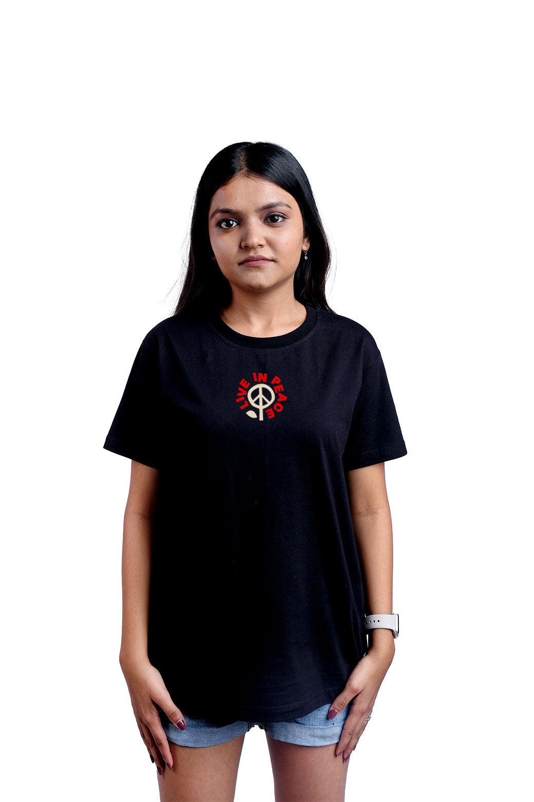 Zen Monk Round Neck Women (Black)