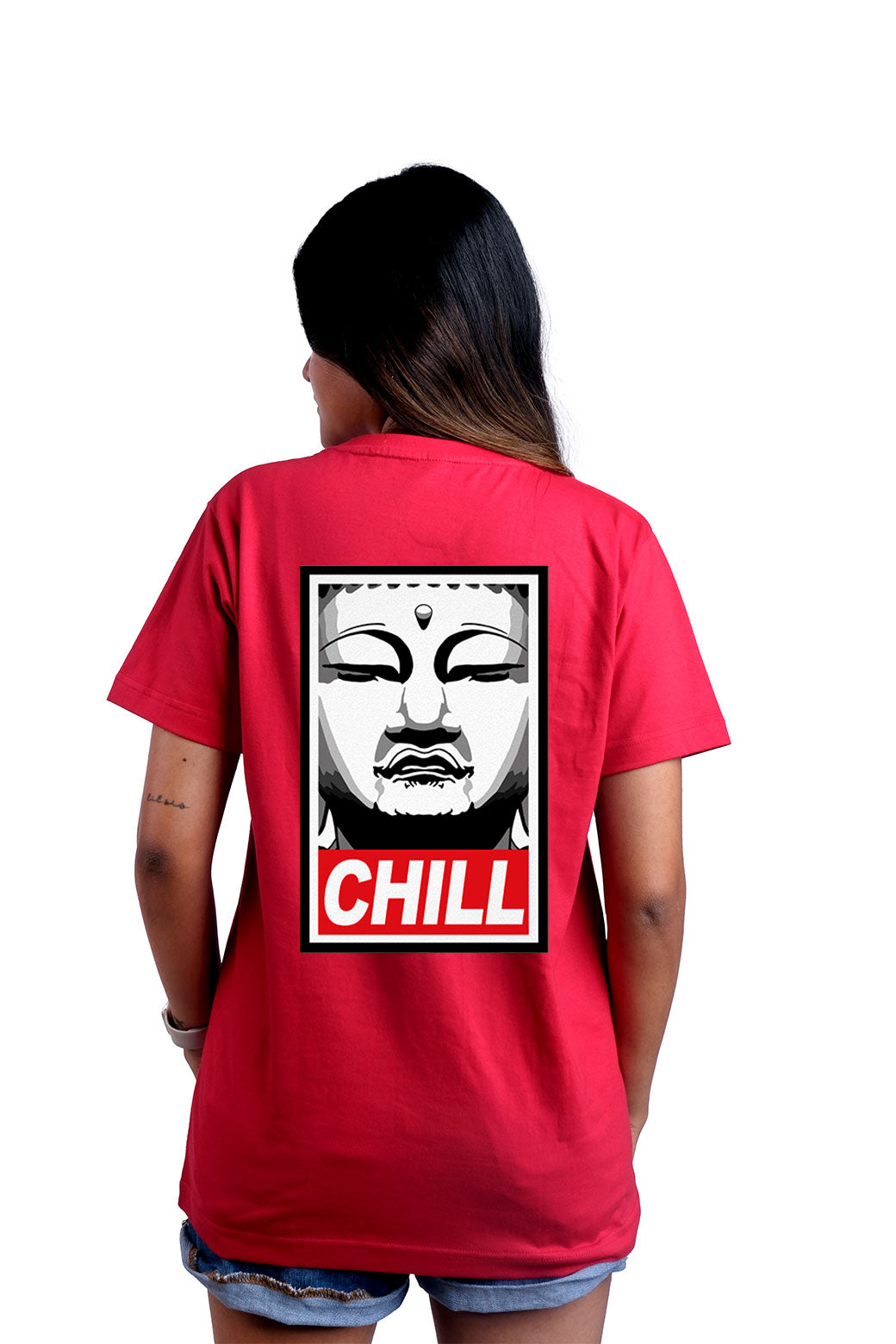 Zen Monk Round Neck Women (Red)