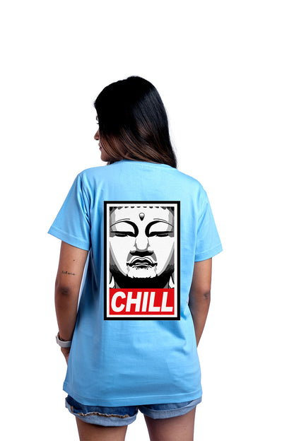 Zen Monk Round Neck Women (Sky Blue)