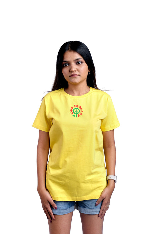 Zen Monk Round Neck Women (Yellow)