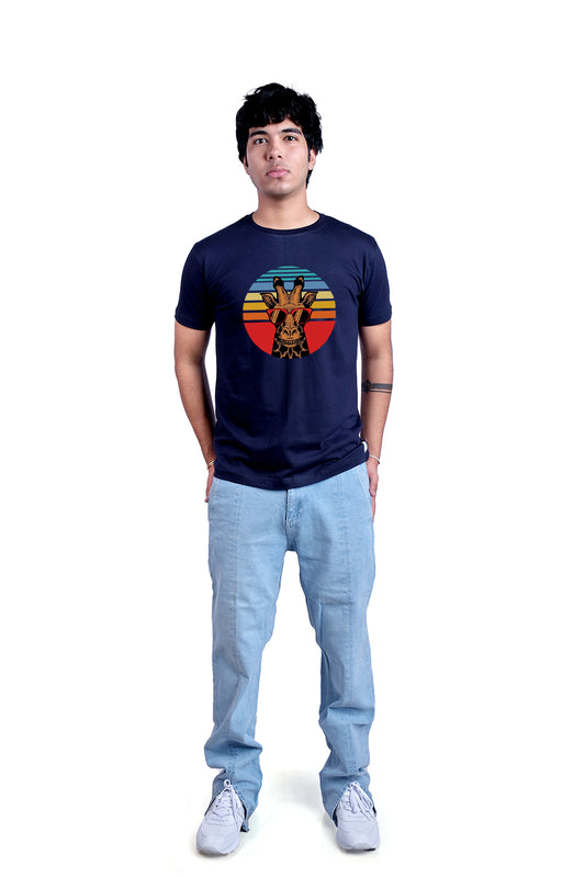 DuneDapper Round Neck Men (Navy Blue)