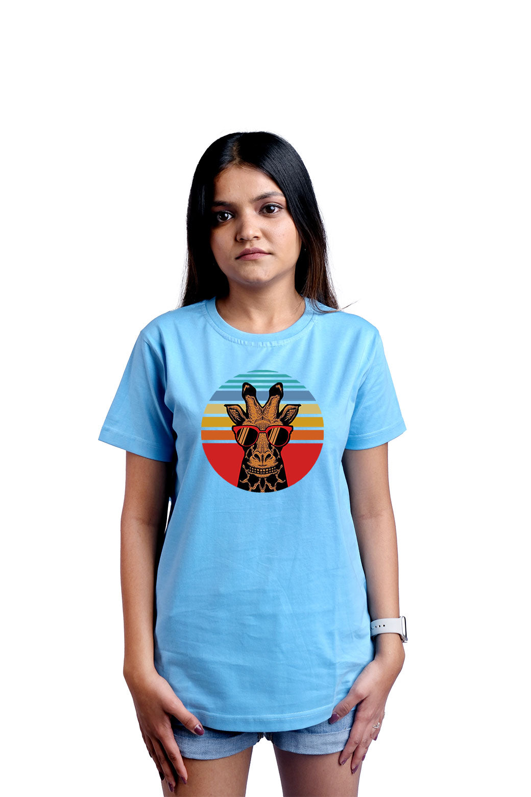 Dune Dapper Round Neck Women (Sky Blue)