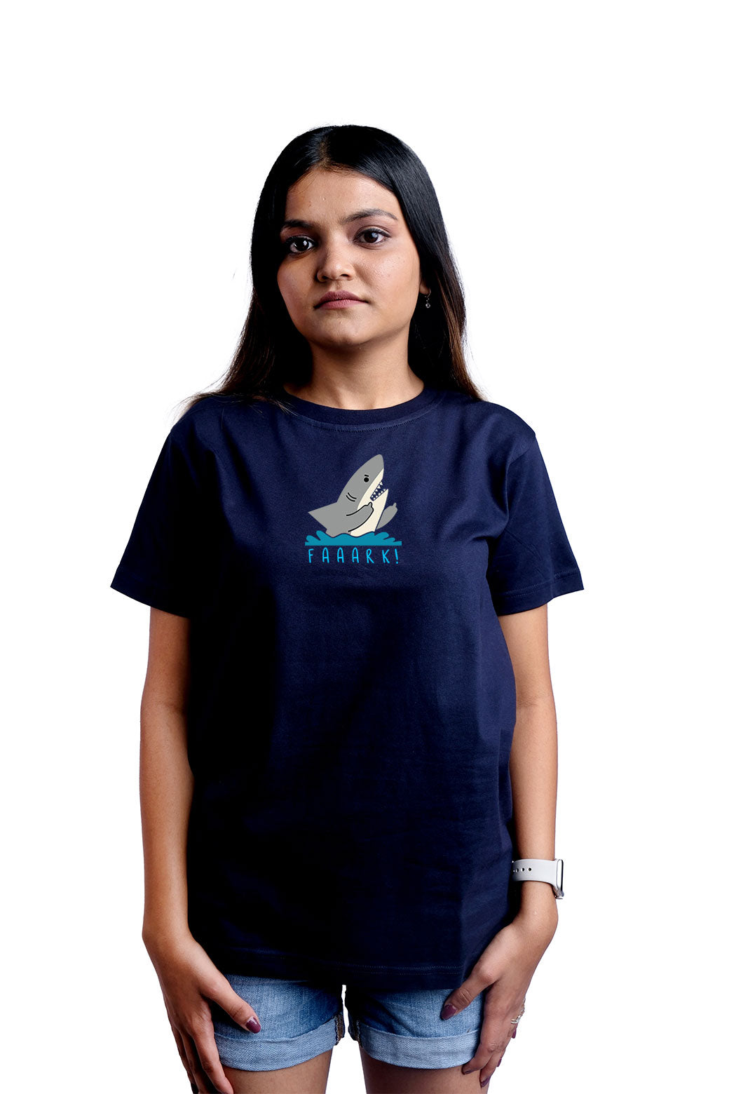 Faarkk Round Neck Women (Navy Blue)